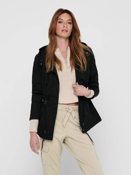 Only Jacka Lorca canvas parka, svart - Jackor för damer - 132727 - 2