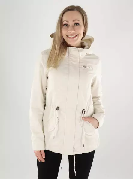 Only naisten takki Lorca Canvas Parka beige - Lätta jackor för damer - 140407 - 1
