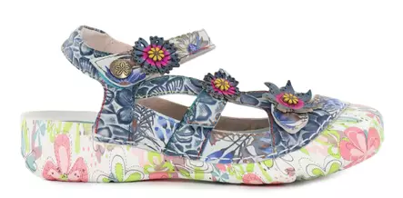 Laura Vita naisten aitonahkaiset sandaalit Beczierso 33 sininen - Naisten sandaalit - 140767 - 1