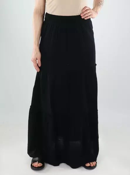 Aware by Vero Moda maxihame Keeley long musta - Kjolar - 141037 - 1