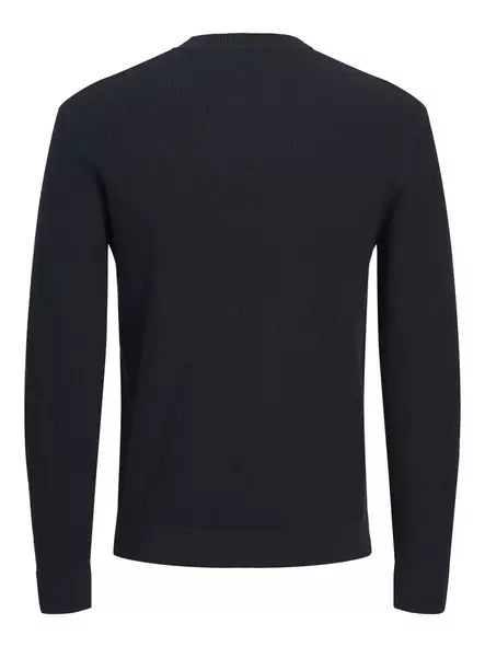 Jack&Jones miesten puuvillaneule Blustanley tummansininen - Stickat för herrar - 142227 - 2