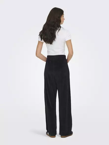 JDY naisten velour-housut Vida Velvet musta - Naisten housut - 139967 - 2