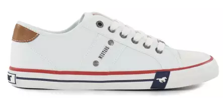 Mustang miesten kangastennarit 26M0151005 valkoinen - Miesten tennarit - 140917 - 1