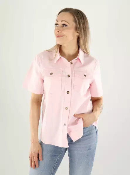 Vero Moda naisten kauluspaita Sigga vaaleanpunainen - Skjortor och blusar för damer - 141017 - 1