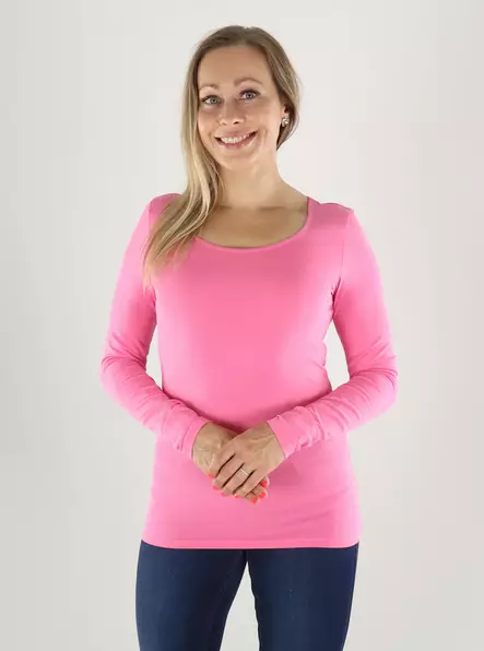 Vero Moda naisten paita Maxi my pinkki - Naisten pitkähihaiset paidat - 141377 - 1