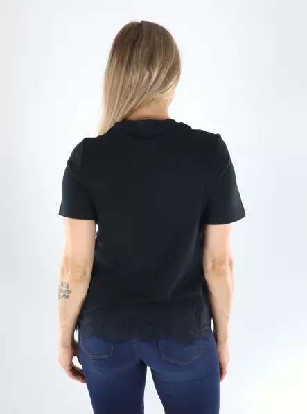 Vero Moda naisten t-Paita Sara lace musta - Naisten T-paidat - 141517 - 2