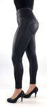 Freddy-housut WR.UP® Eco Vegan Leather High Waist musta - Naisten housut - 134127 - 3