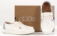 HEYDUDE kevyet kävelykengät Wendy boho white crochet - Naisten kävelykengät - 133677 - 2