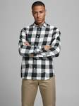 Jack & Jones herr skjorta Gingham rutig svartvit - Skjortor för herrar - 130047 - 1