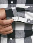 Jack & Jones herr skjorta Gingham rutig svartvit - Skjortor för herrar - 130047 - 4