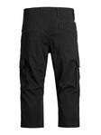 Jack & Jones miesten mustat joustavat caprit Cole cargo long - Miesten shortsit ja caprit - 128837 - 2