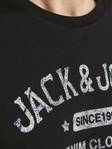 Jack & Jones herr T-shirt Jeans, svart, vit - T-shirts för herrar - 128907 - 5