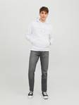 Jack&Jones vit huvtröja Star - Huvtröjor för herrar - 133947 - 3