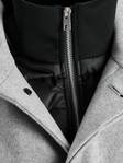 Jack&Jones vattenavvisande herr ullkappa Edunham ljusgrå - Jackor och parkas för herrar - 129147 - 2