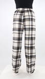 Only Fie Vic Check naisten housut valkoinen - Naisten housut - 134797 - 2
