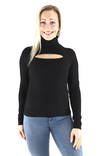 Only joustava naisten paita Nella rollneck cut - Naisten pitkähihaiset paidat - 129697 - 1