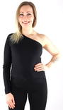 Only naisten Paita Sansa one shoulder - Naisten pitkähihaiset paidat - 132427 - 2