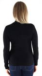 Only naisten Ribbipaita Sille roll neck musta - Naisten pitkähihaiset paidat - 132657 - 2