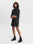 Only naisten pehmeä neulemekko Jana cowlneck dark grey - Naisten neuleet - 132237 - 3