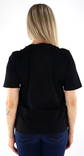 Only naisten puuvillainen T-paita s/s tee jrs musta - Naisten T-paidat - 133917 - 2