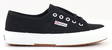 Superga Kangastennarit 2750-Cotu Classic black-white - Naisten tennarit - 133207 - 1