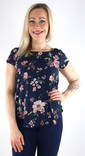 Vero Moda T-Paita Saki navy/big flower - Naisten T-paidat - 133067 - 1