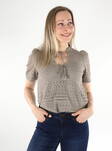 Vero Moda naisten t-paita Honey Lace ruskea - Naisten T-paidat - 136247 - 1