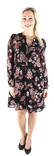 Vila Mekko Amione musta/kukka - Mekot ja tunikat - 129217 - 1