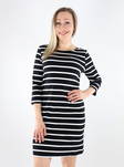Vila Klänning Vinny 3/4 svart/vit - Klänningar och tunikor - 135037 - 1