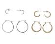 Pieces Korvakorut Calo 4-pack gold/silve - Korvakorut - 135827 - 1