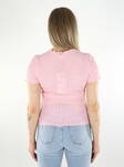 Vero Moda naisten t-paita Shelby vaaleanpunainen - Naisten T-paidat - 136057 - 2