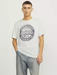 Jack&Jones t-shirt herr Jeans O-hals cloud dancer - T-shirts för herrar - 136657 - 1