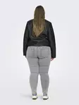 Only Carmakoma plus size konstläderjacka Echo Faux svart - Skinnjackor och PU-jackor för damer - 136787 - 3