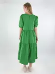 Vero Moda rennon mallinen mekko Jarlotte 2/4 O-Neck Calf vihreä - Mekot ja tunikat - 138457 - 2
