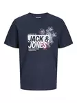 Jack&Jones herr t-shirt med tryck Axon Tee - T-shirts för herrar - 138747 - 10