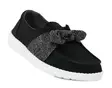 HEYDUDE damskor Wendy Bow Essentials svarta - Promenadskor för damer - 138757 - 1
