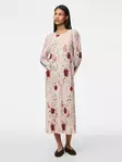 Pieces kukkakuosinen mekko Amber Midi vaaleanpunainen/kukkakuosi - Mekot ja tunikat - 138847 - 1