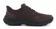 Skechers miesten nahkaiset kävelykengät 205895/RDBR - Promenadskor för herrar - 141897 - 3