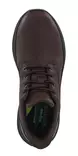 Skechers miesten nahkaiset kävelykengät 205895/RDBR - Promenadskor för herrar - 141897 - 4