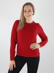 Vila naisten neule Dalo o-neck punainen - Naisten neuleet - 142387 - 1