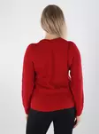 Vila naisten neule Dalo o-neck punainen - Naisten neuleet - 142387 - 2