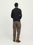 Jack&Jones miesten neule Blulambswool black/twist - Stickat för herrar - 142217 - 2