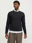 Jack&Jones miesten neule Blulambswool black/twist - Stickat för herrar - 142217 - 1