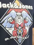 Jack&Jones miesten t-paita Xmas Christmas Skull tummansininen - Miesten T-paidat - 137417 - 5
