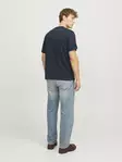 Jack&Jones miesten t-paita Xmas Christmas Skull tummansininen - Miesten T-paidat - 137417 - 4