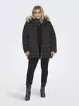 Only Carmakoma pluskoon talvitakki NewEllan Hood musta - Naisten talvitakit - 134757 - 2