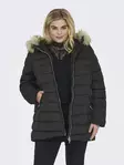 Only Carmakoma pluskoon talvitakki NewEllan Hood musta - Naisten talvitakit - 134757 - 1