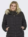 Only Carmakoma pluskoon talvitakki NewEllan Hood musta - Naisten talvitakit - 134757 - 4