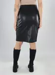 Only keinonahkainen hame Loline faux musta - Hameet - 139567 - 2