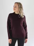 Only naisten neule Camilla o-neck viininpunainen - Stickat för damer - 141567 - 1